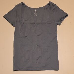Aura Gray Short Sleeve Tee